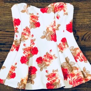 Flower Print Top